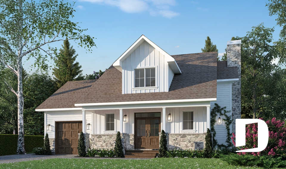 Vue avant - MODÈLE DE BASE -  - Delphine 2