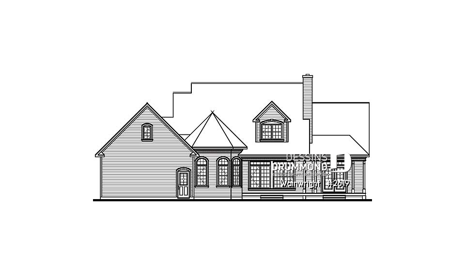 Élévation arrière - Wainwright