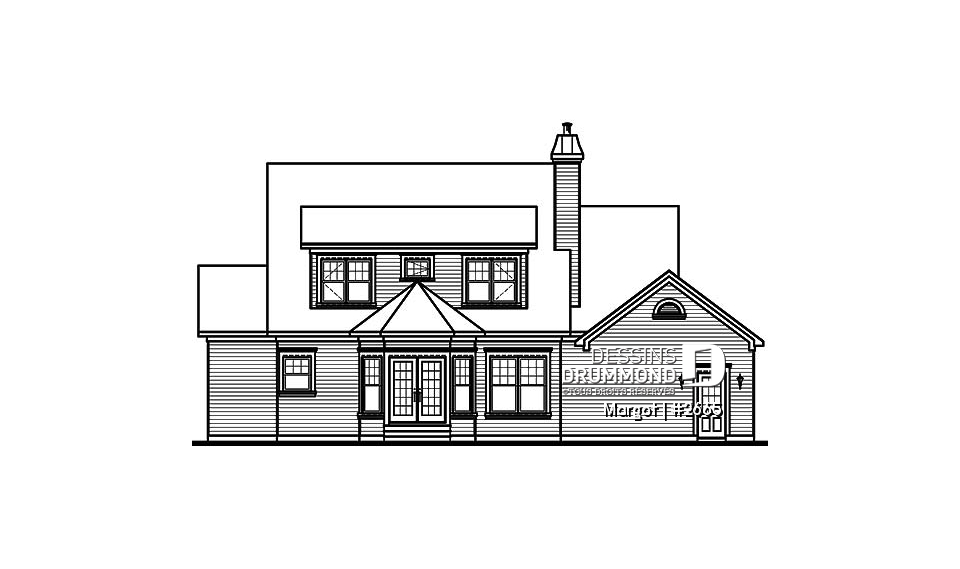 Élévation arrière - Margot