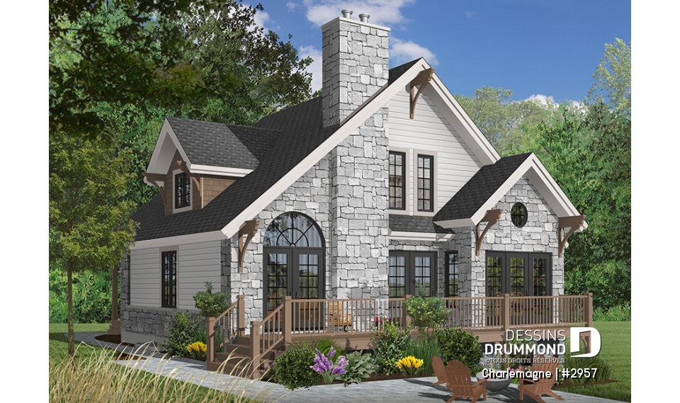 Version couleur no. 1 - Vue arrière - Charlemagne