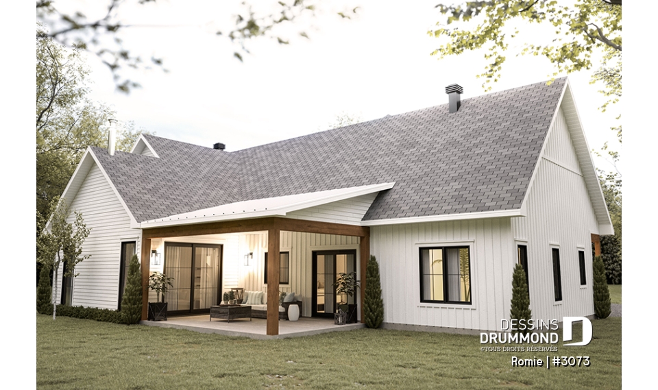 Vue arrière - MODÈLE DE BASE - Romie