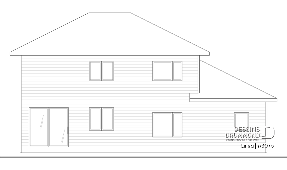 Vue arrière - MODÈLE DE BASE - Linea