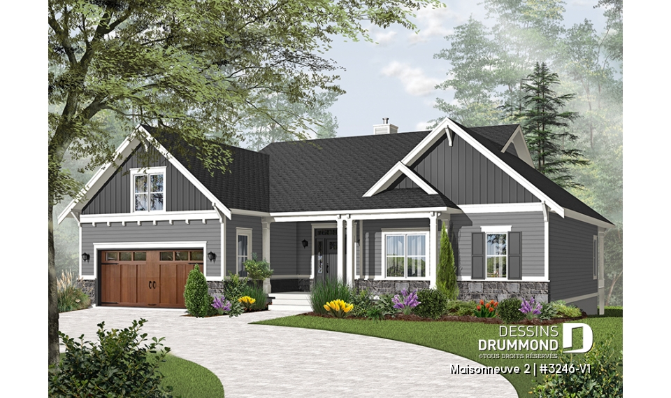 Version couleur no. 5 - Vue avant - Maisonneuve 2