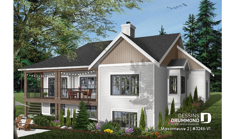 Vue arrière - MODÈLE DE BASE - Maisonneuve 2