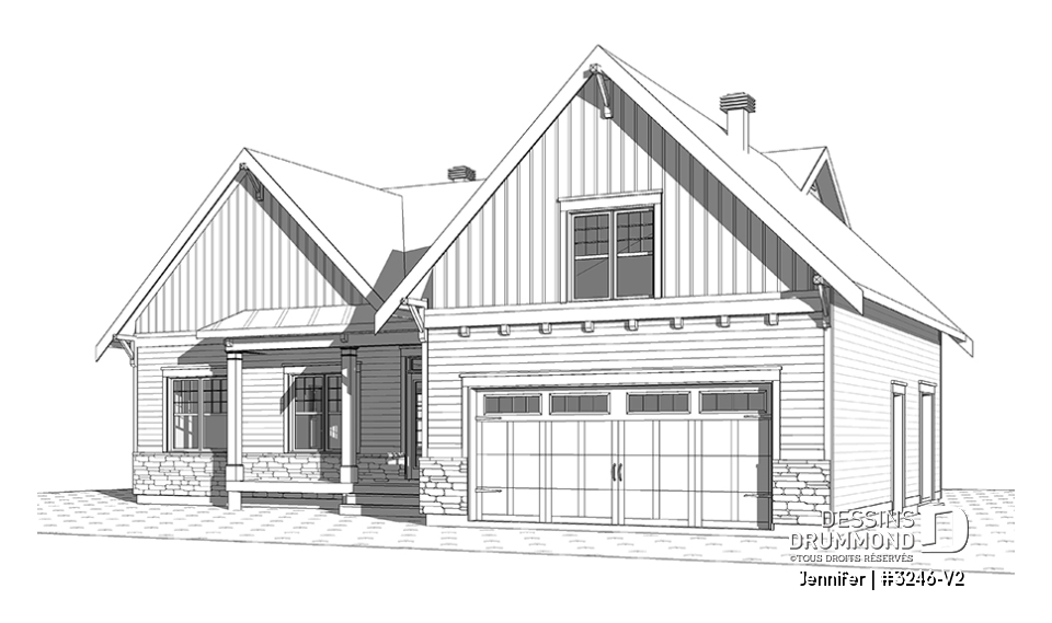 Élévation avant - Jennifer