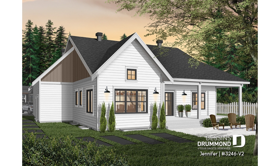 Version couleur no. 1 - Vue arrière - Jennifer