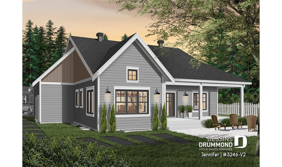 Version couleur no. 3 - Vue arrière - Jennifer