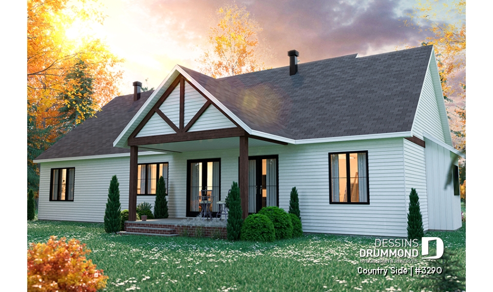 Vue arrière - MODÈLE DE BASE - Country Side