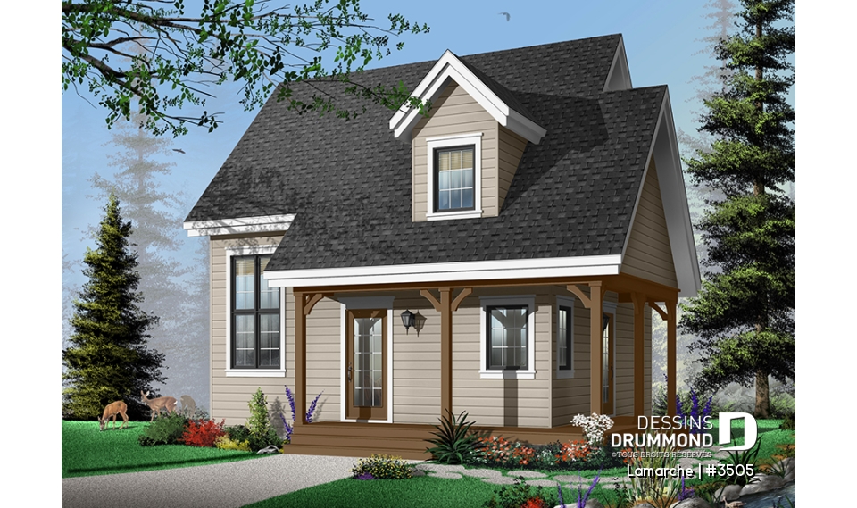 Vue avant - MODÈLE DE BASE - Lamarche