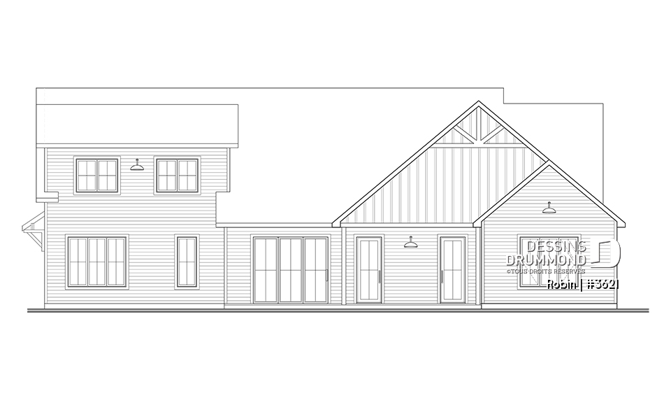 Vue arrière - MODÈLE DE BASE - Robin