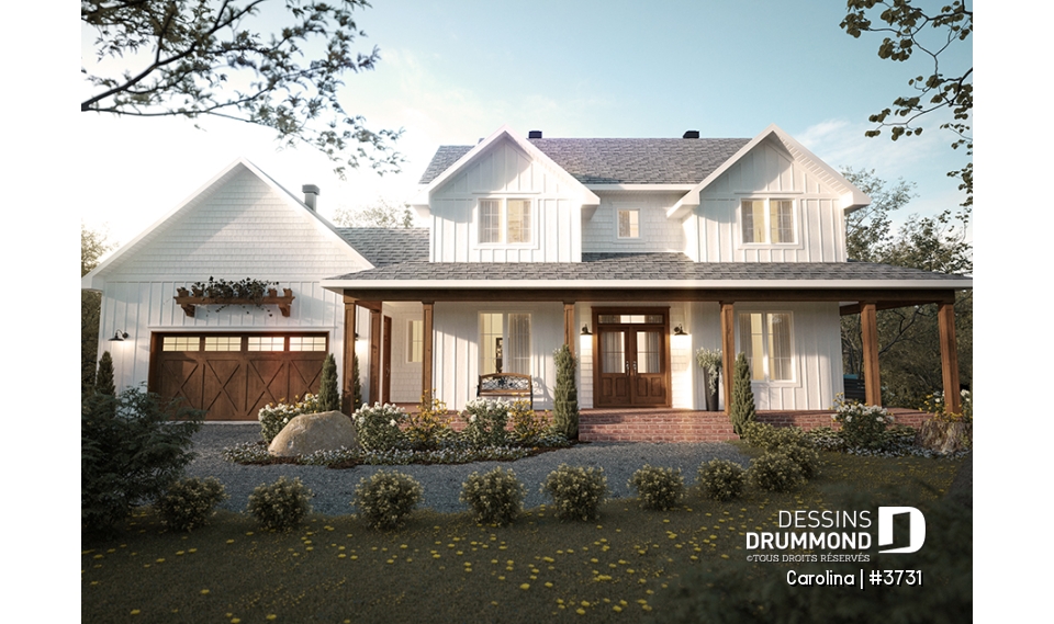 Vue avant - MODÈLE DE BASE - Carolina