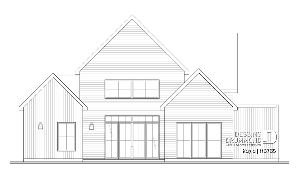 Vue arrière - MODÈLE DE BASE - Kayla