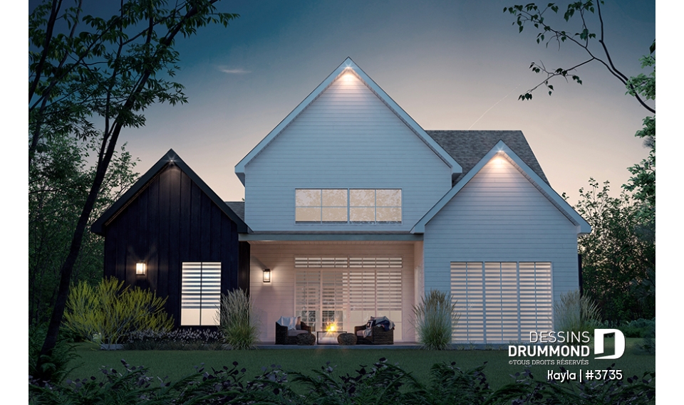 Vue arrière - MODÈLE DE BASE - Kayla