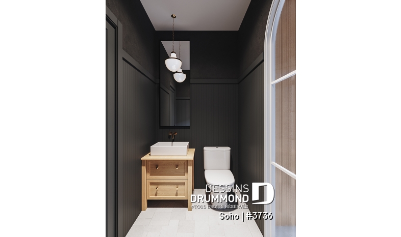 Photo Demi salle de bain - Soho