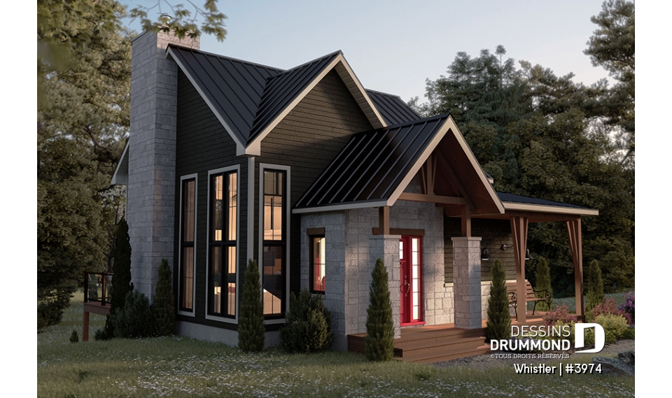 Vue gauche - Whistler