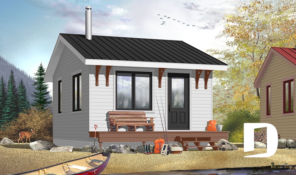 Vue avant - MODÈLE DE BASE -  - L'Escapade