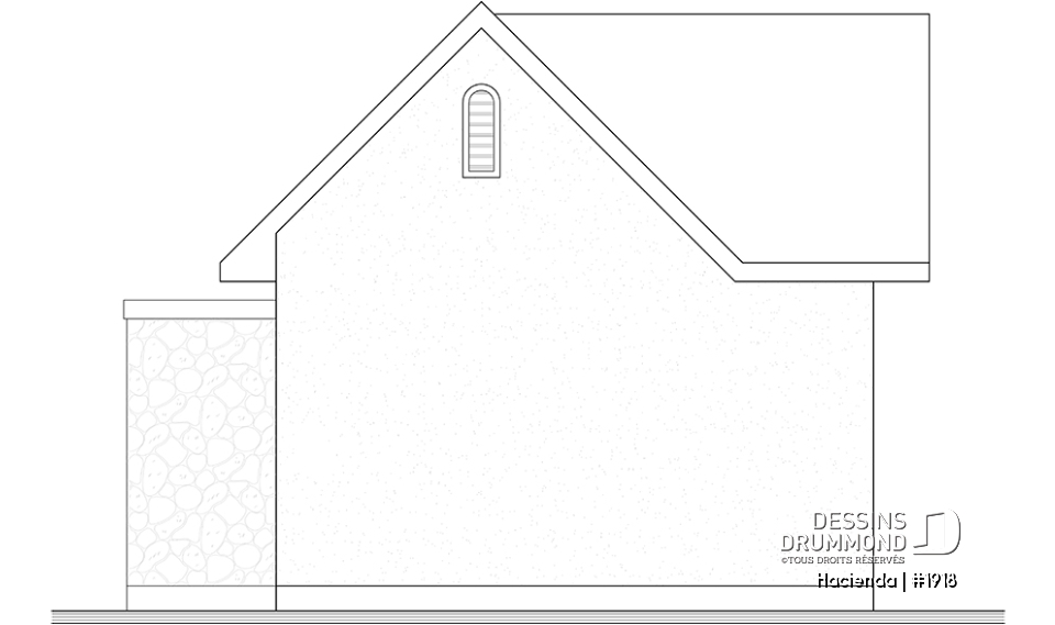 Vue arrière - MODÈLE DE BASE - Hacienda