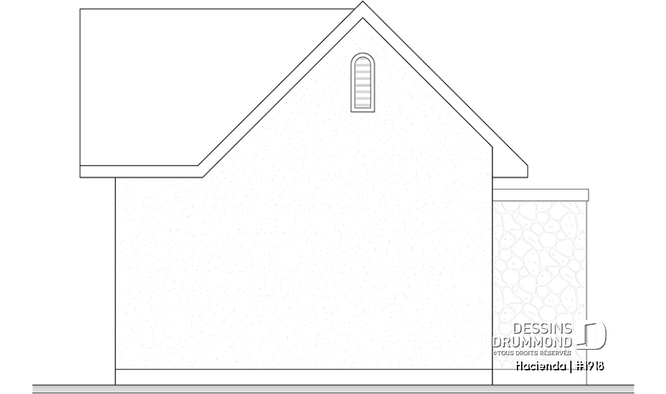 Vue arrière - MODÈLE DE BASE - Hacienda