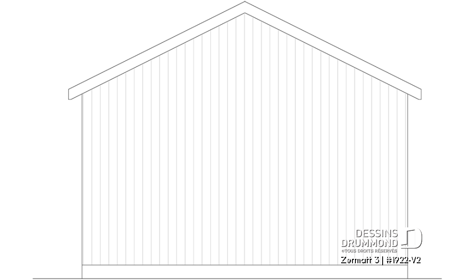 Vue arrière - MODÈLE DE BASE - Zermatt 3