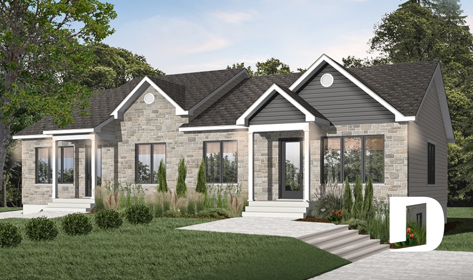 Vue avant - MODÈLE DE BASE -  - Daunais