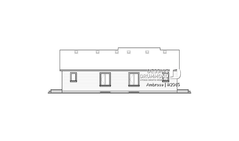 Élévation arrière - Ambrose