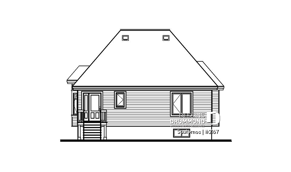 Élévation arrière - Sauternos