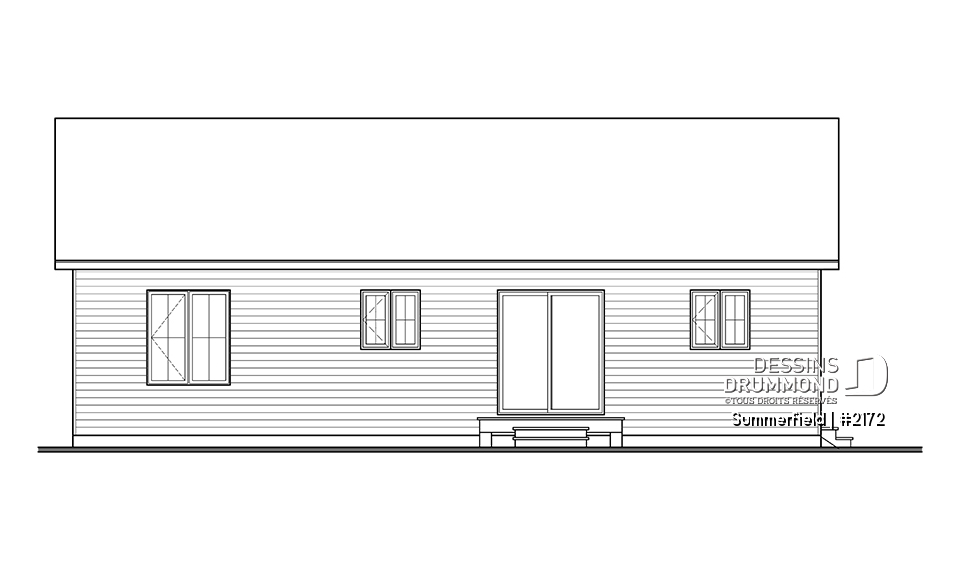 Élévation arrière - Summerfield