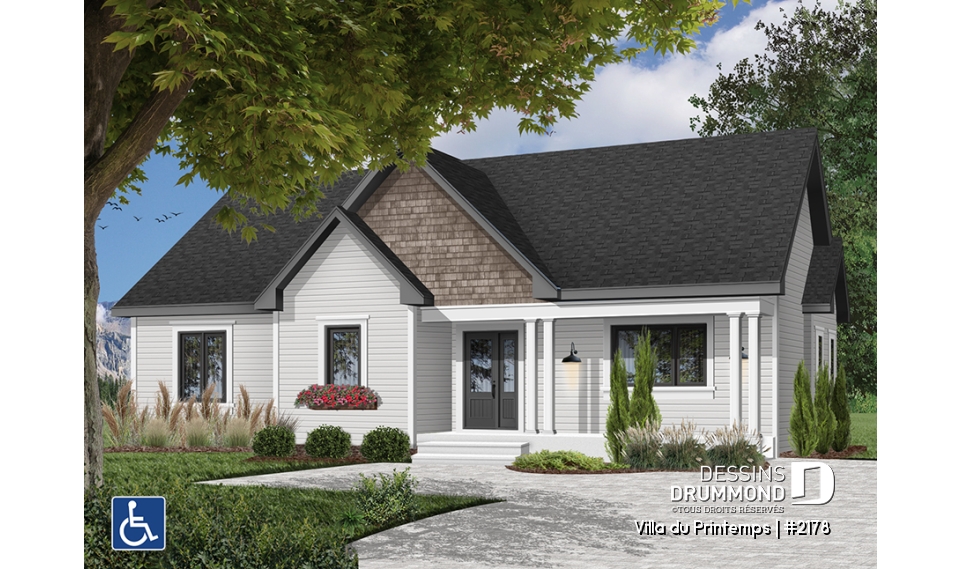 Version couleur no. 2 - Vue avant - Villa du Printemps