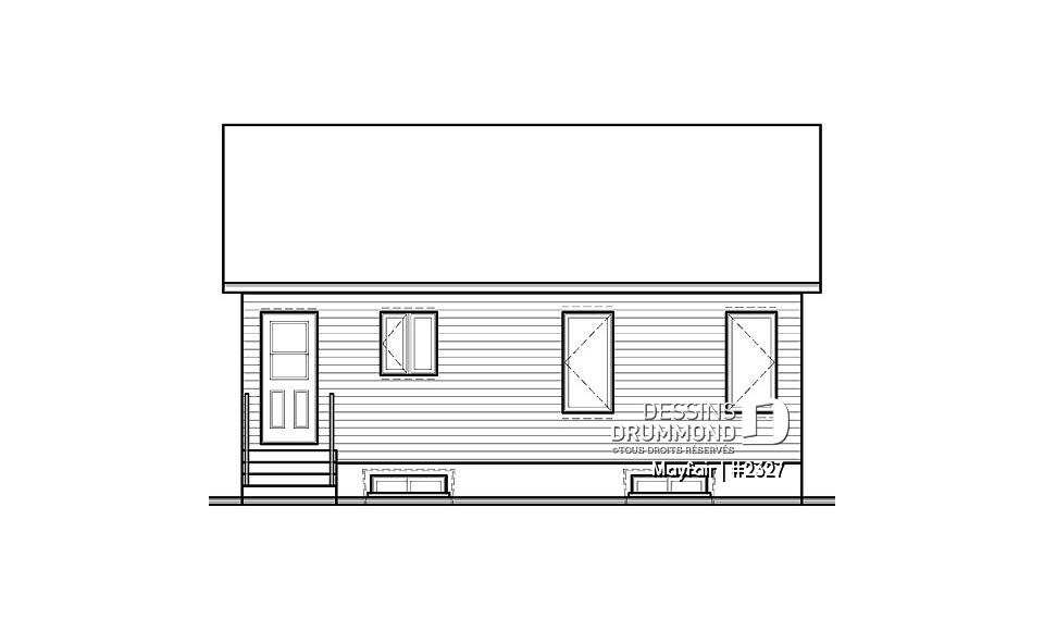 Élévation arrière - Mayfair