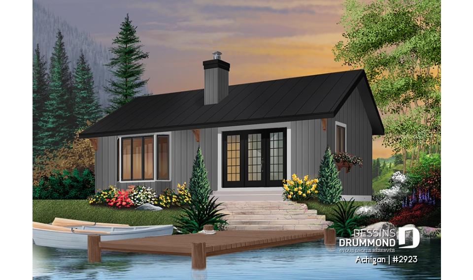 Version couleur no. 1 - Vue arrière - Achigan