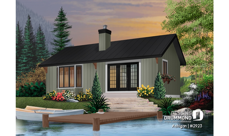 Version couleur no. 3 - Vue arrière - Achigan