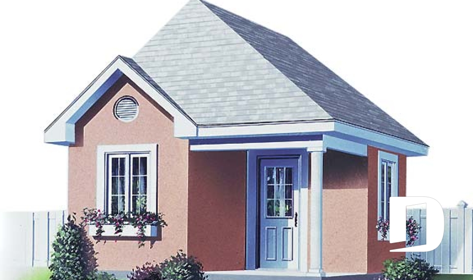 Vue avant - MODÈLE DE BASE -  - Remisette