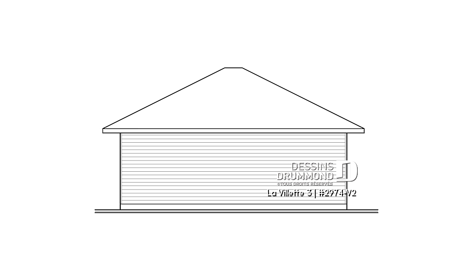 Élévation arrière - La Villette 3