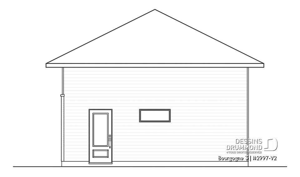 Élévation arrière - Bourgogne 3