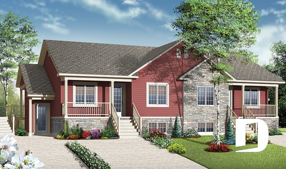 Vue avant - MODÈLE DE BASE -  - Sapinière