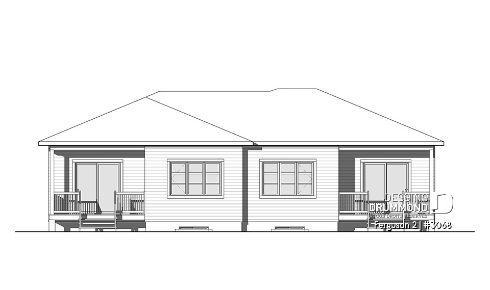 Élévation arrière - Ferguson 2