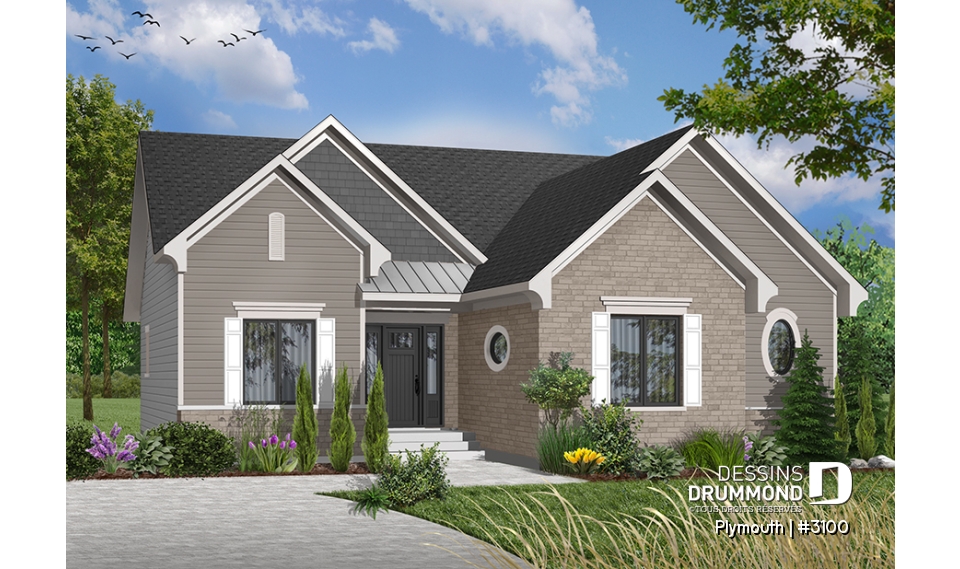 Version couleur no. 1 - Vue avant - Plymouth