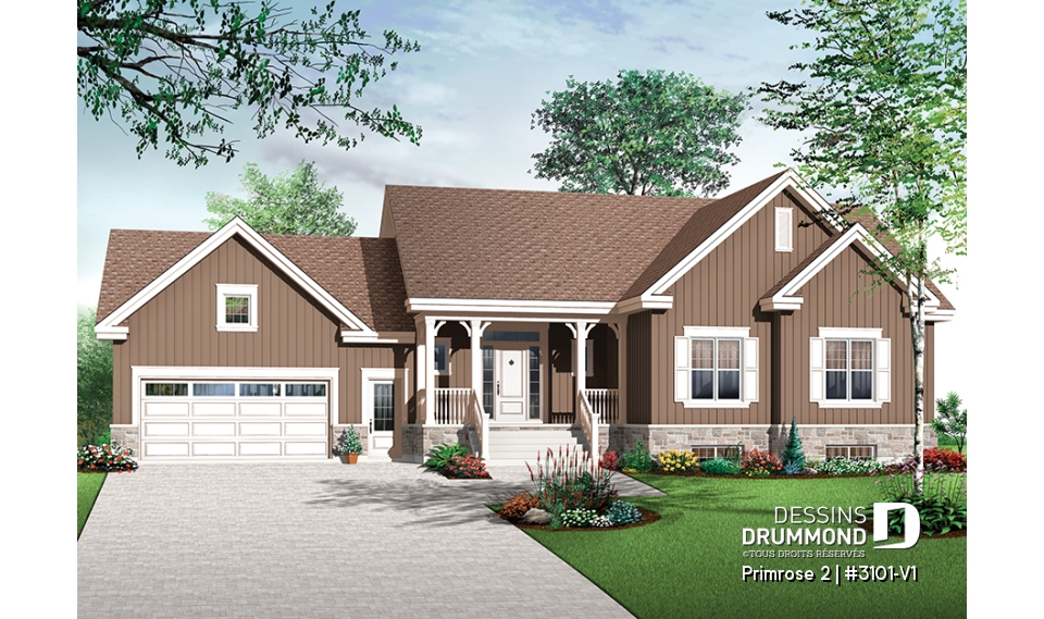 Vue avant – Modèle ORIGINAL - Primrose 2