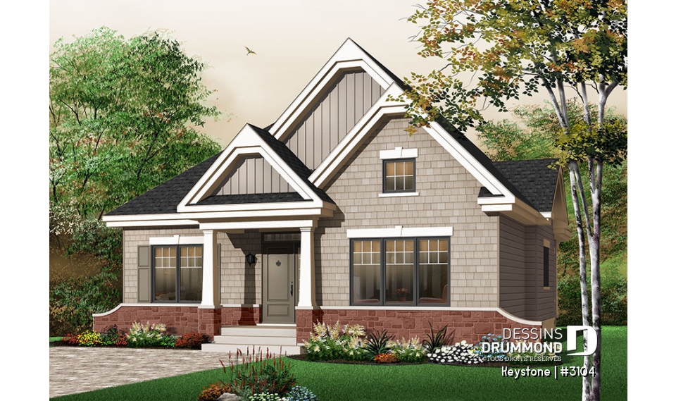 Version couleur no. 1 - Vue avant - Keystone