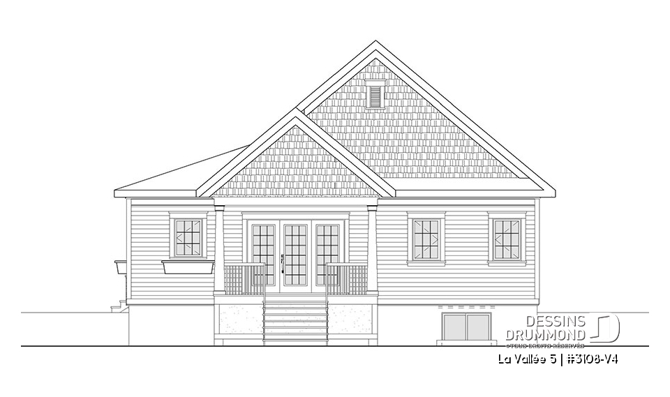 Vue arrière - MODÈLE DE BASE - La Vallée 5