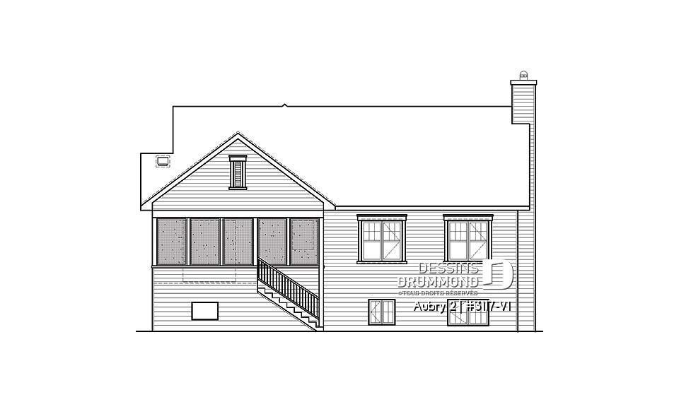 Élévation arrière - Aubry 2