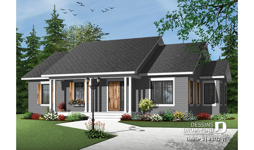 Version couleur no. 3 - Vue avant - Laurier 2