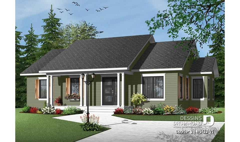 Version couleur no. 5 - Vue avant - Laurier 2