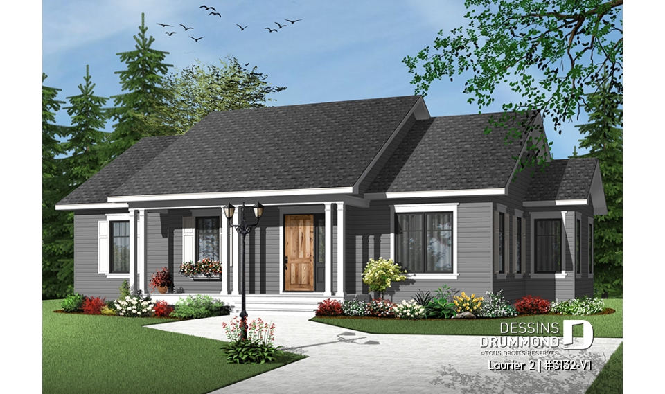 Version couleur no. 7 - Vue avant - Laurier 2