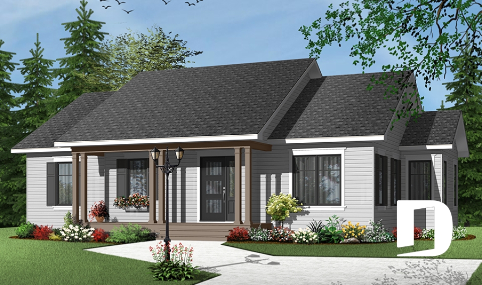 Vue avant - MODÈLE DE BASE -  - Laurier 2