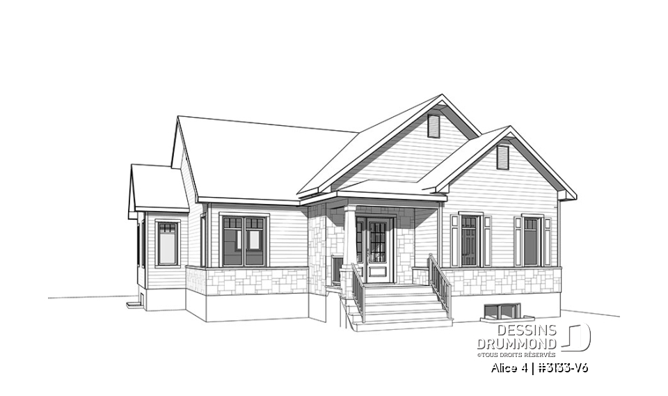 Vue avant - MODÈLE DE BASE - Alice 4