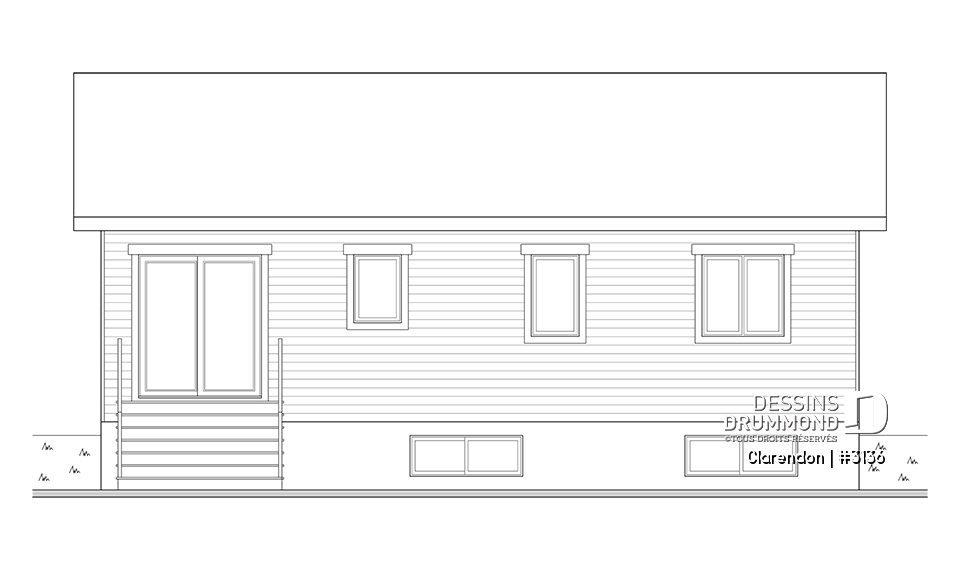 Vue arrière - MODÈLE DE BASE - Clarendon