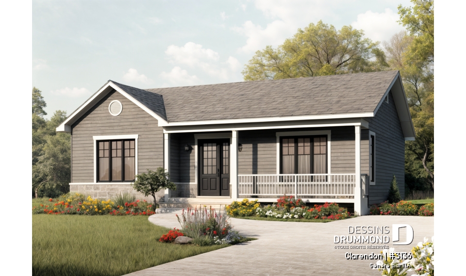 Vue avant - MODÈLE DE BASE - Clarendon