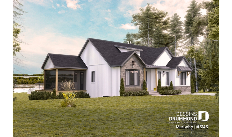 Version couleur no. 1 - Vue gauche - Muskoka