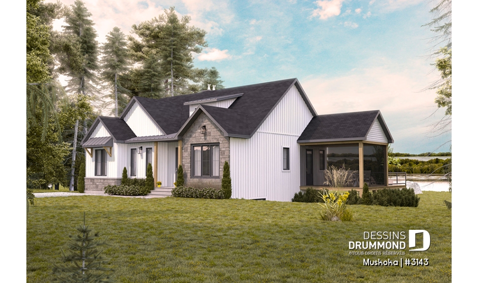 Version couleur no. 1 - Vue gauche - Muskoka